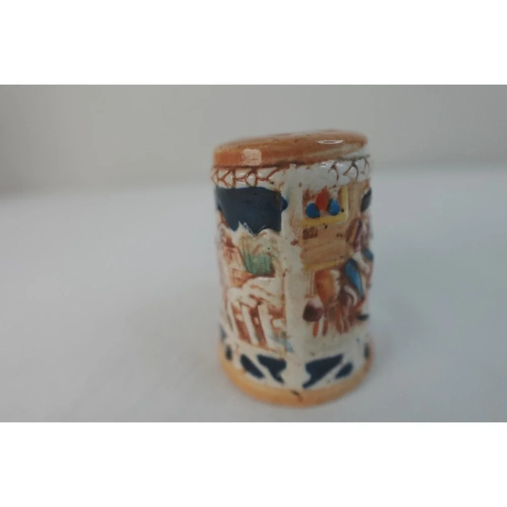 VINTAGE MINIATURE CERAMIC BEER STEIN‎ Salt or Pepper Shaker -One Piece - Japan
